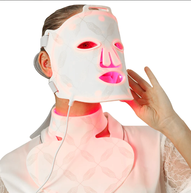Lyxova Lumina Pro – Avancerad LED-mask för hudföryngring - Vit