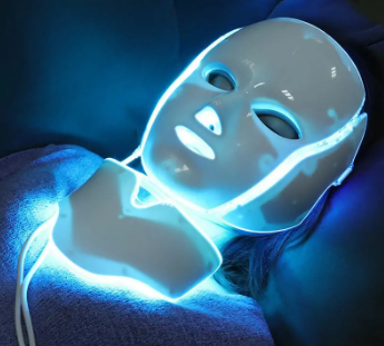 Lyxova Lumina Total – Avancerad 7-Färgers LED Rödljus-Terapi Ansiktsmask